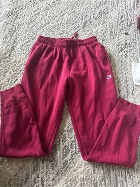 Champion men’s Burgundy Jogger Sweatpants